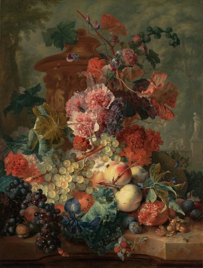 Pedaço de fruta de Jan van Huysum